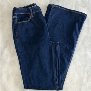 Old Navy Dark Blue Flare & Wide Leg Jeans